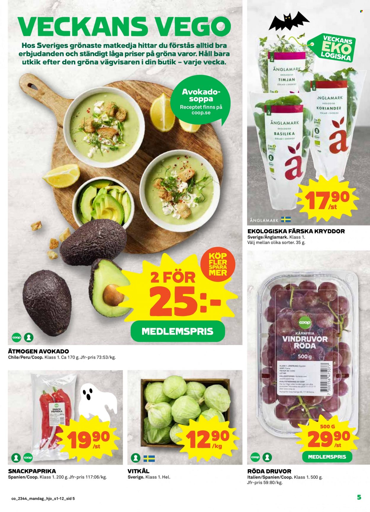 Coop reklamblad - 30/10 2023 - 5/11 2023. Sida 5