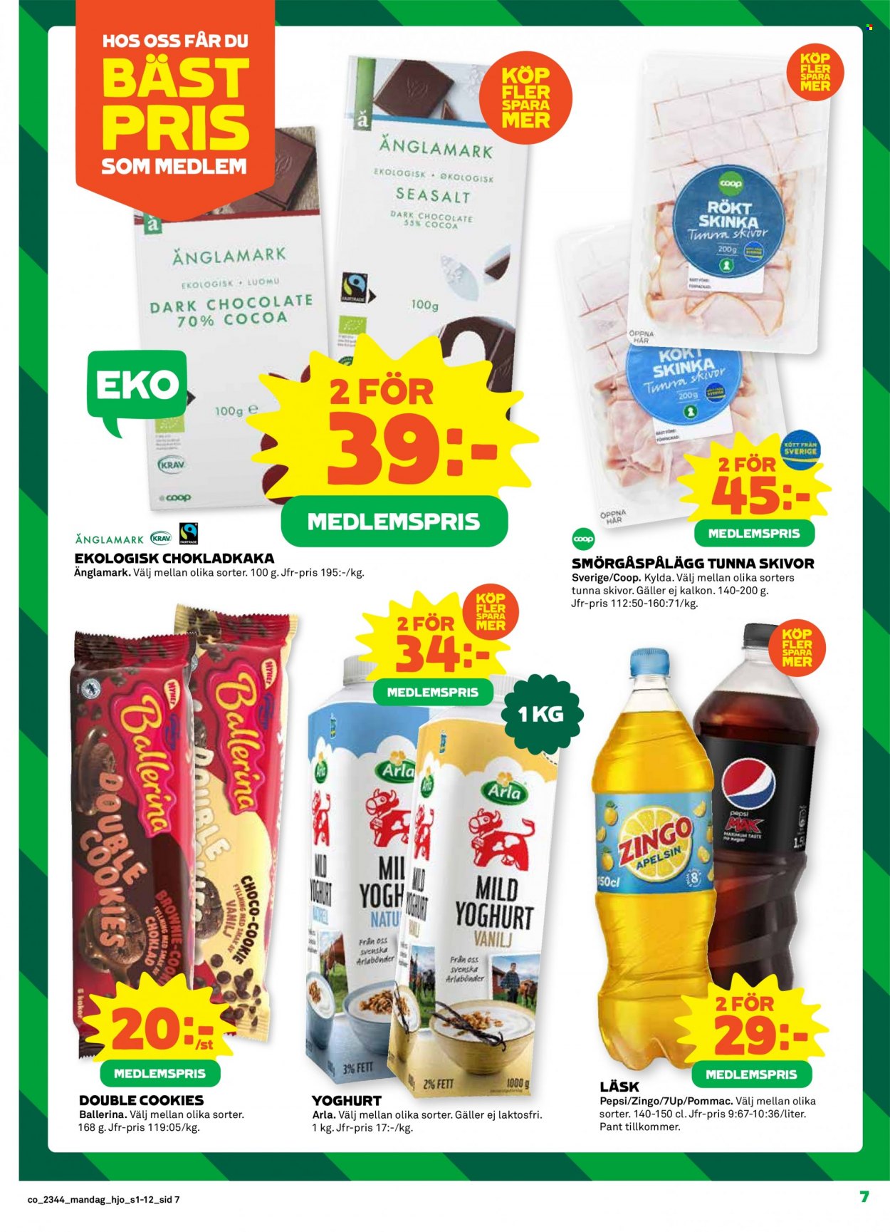 Coop reklamblad - 30/10 2023 - 5/11 2023. Sida 7
