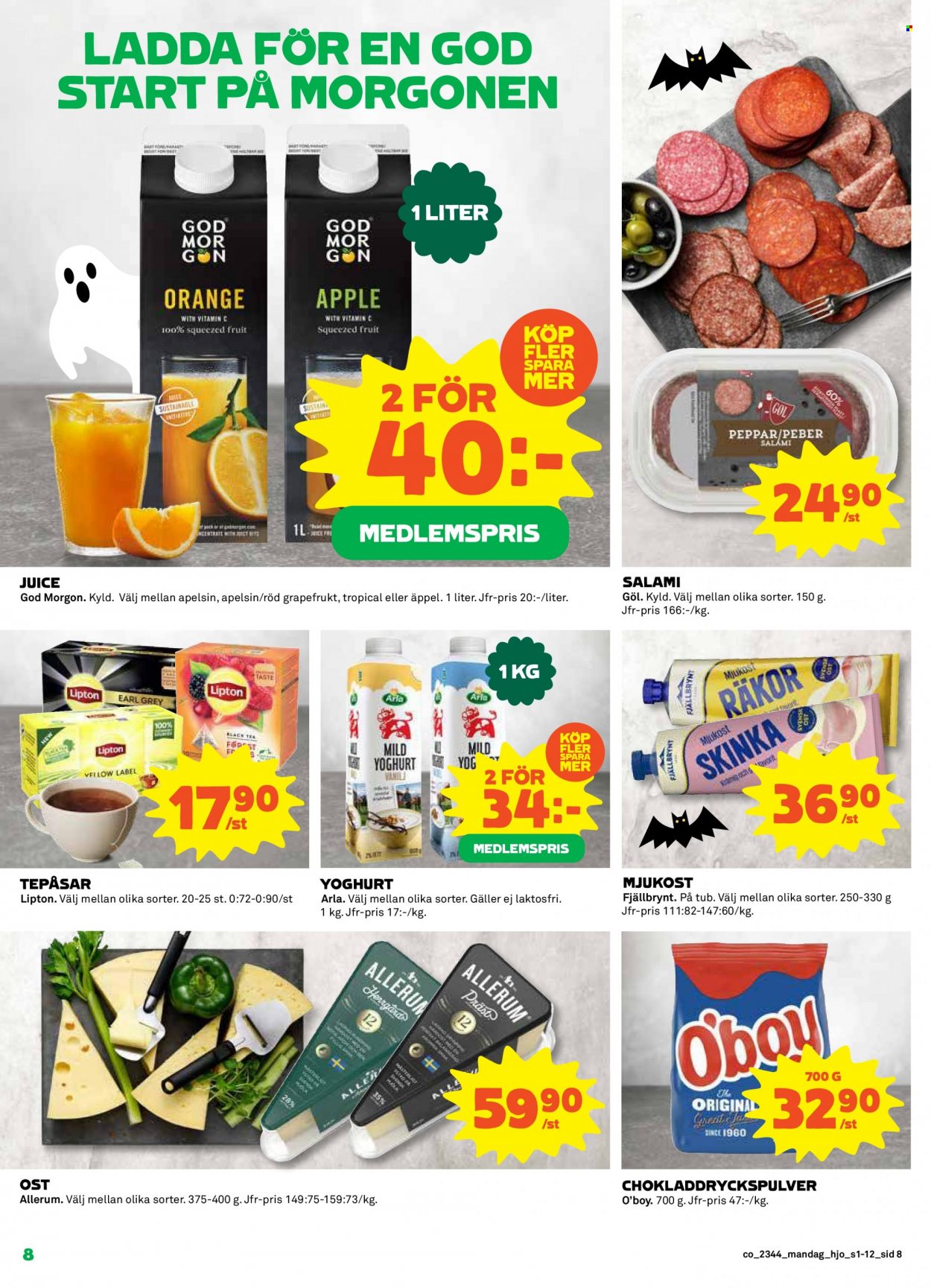 Coop reklamblad - 30/10 2023 - 5/11 2023. Sida 8