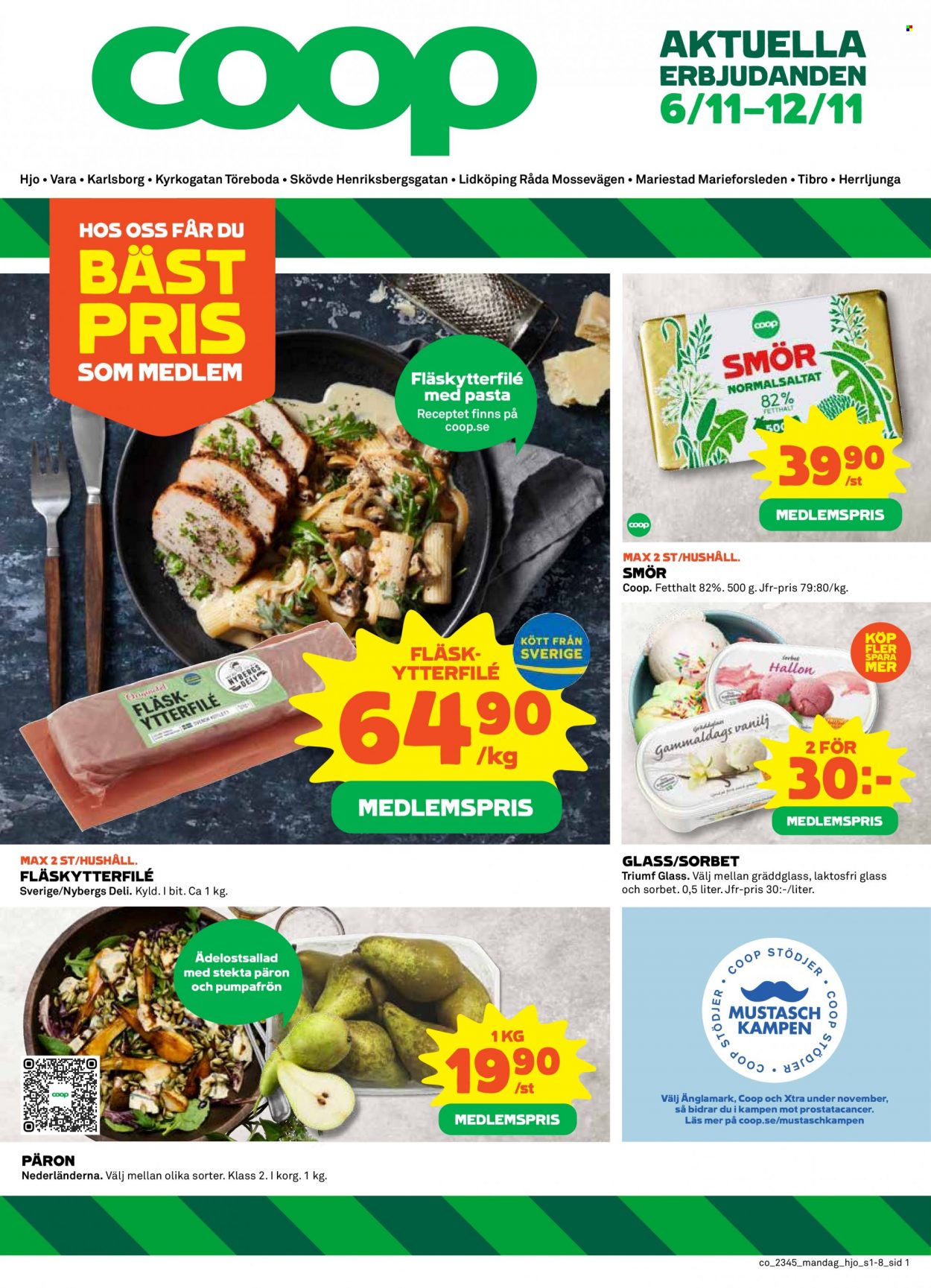 Coop reklamblad - 6/11 2023 - 12/11 2023. Sida 1