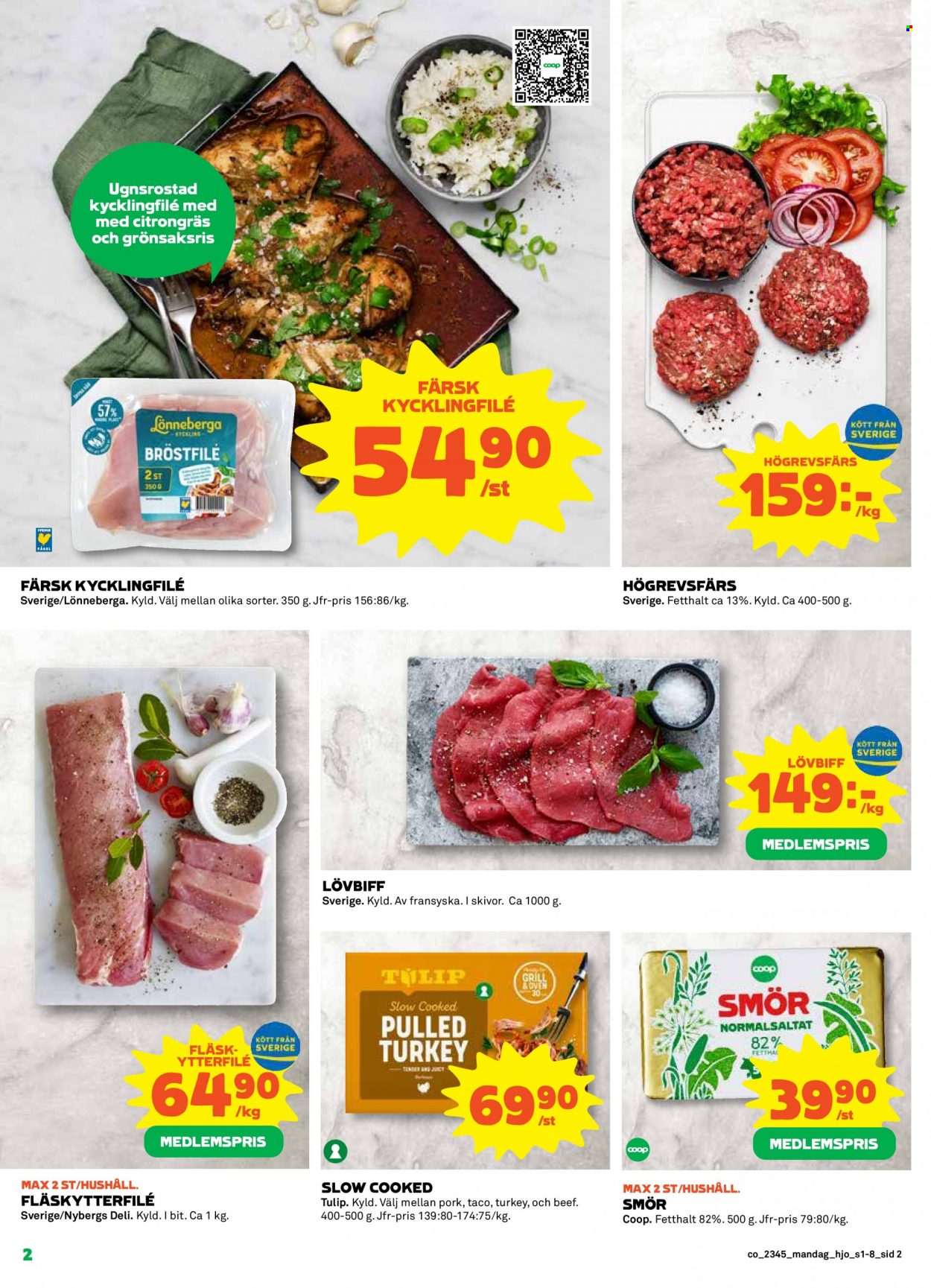 Coop reklamblad - 6/11 2023 - 12/11 2023. Sida 2
