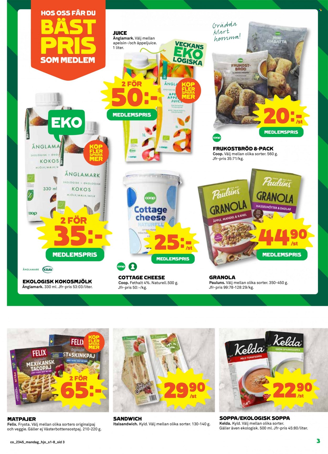 Coop reklamblad - 6/11 2023 - 12/11 2023. Sida 3