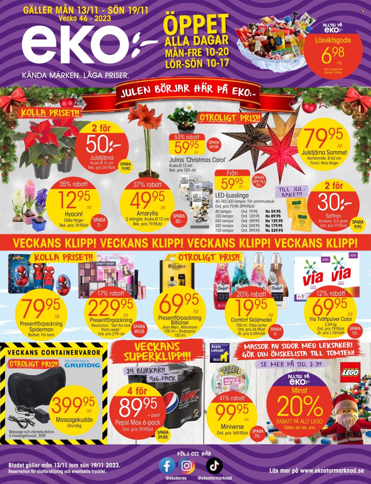 EKO reklamblad - 13/11 2023 - 19/11 2023. Sida 1