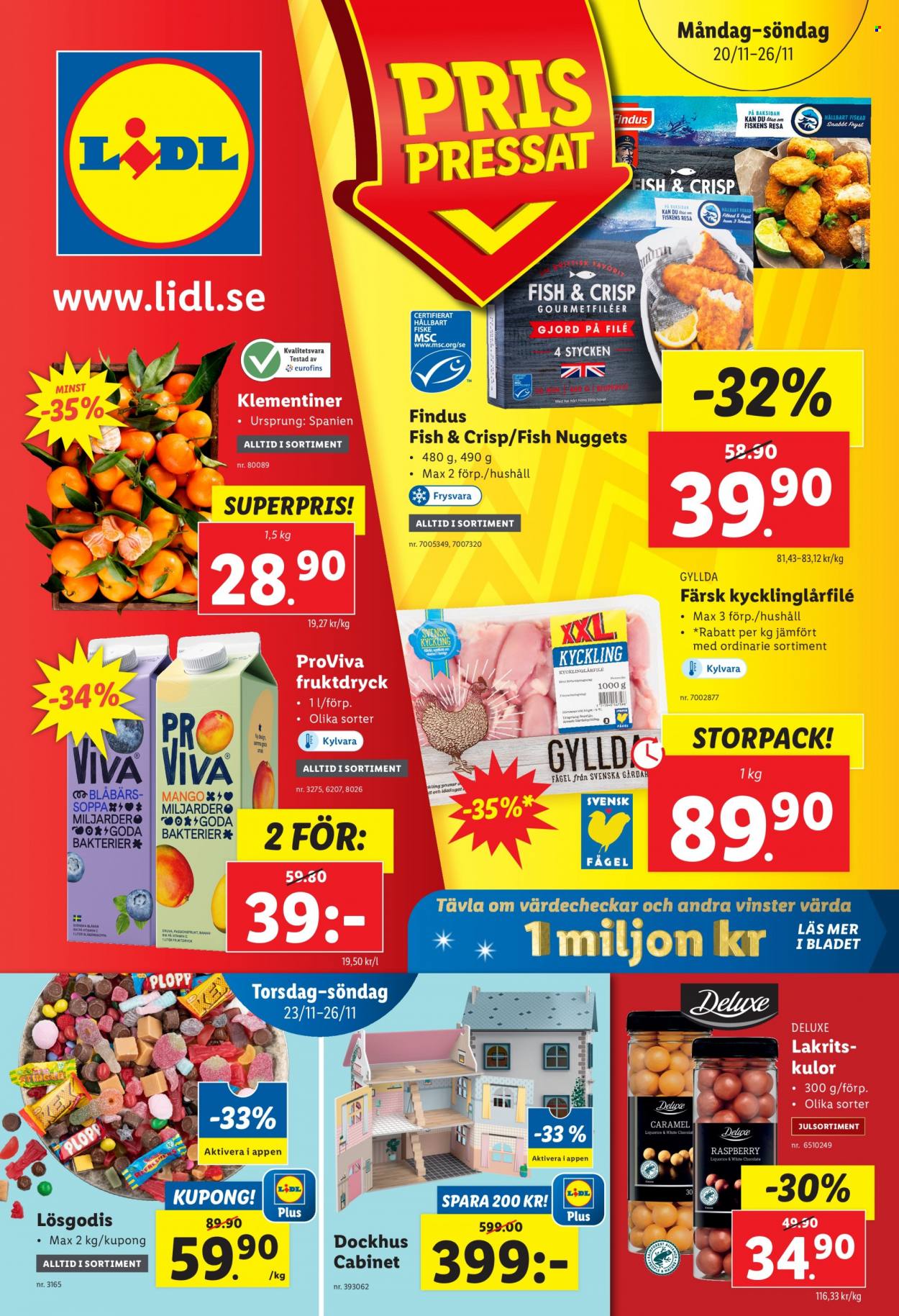Lidl reklamblad - 20/11 2023 - 26/11 2023. Sida 1