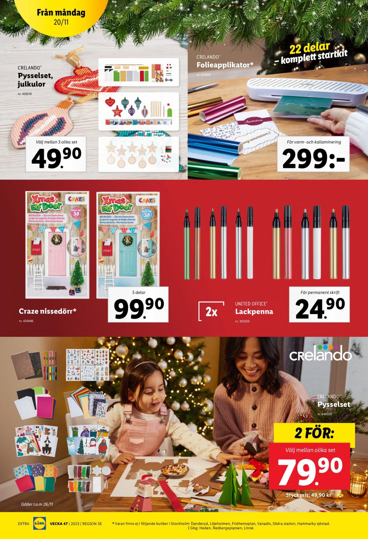 Lidl reklamblad - 20/11 2023 - 26/11 2023. Sida 20