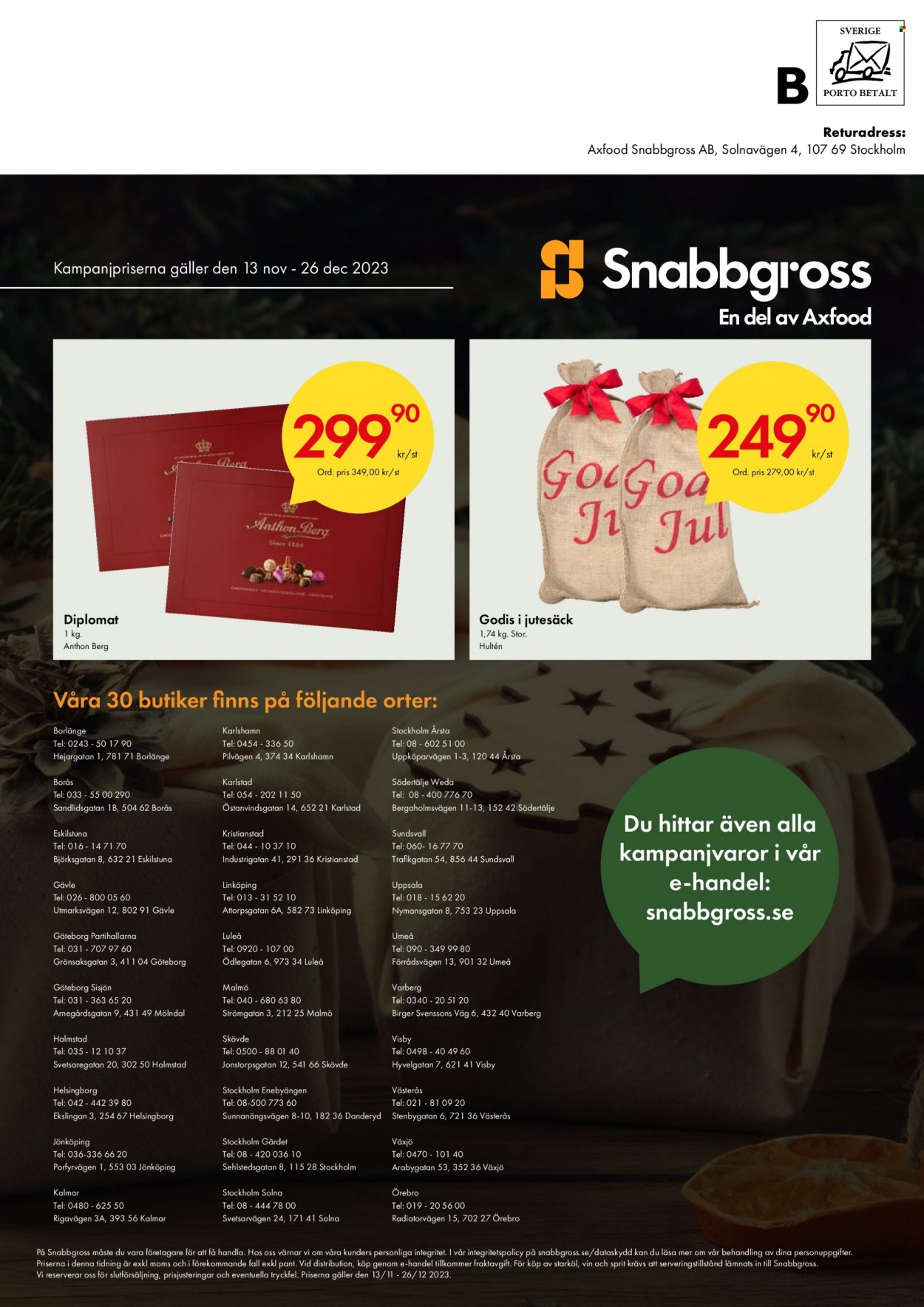 Snabbgross reklamblad - 13/11 2023 - 26/12 2023. Sida 12