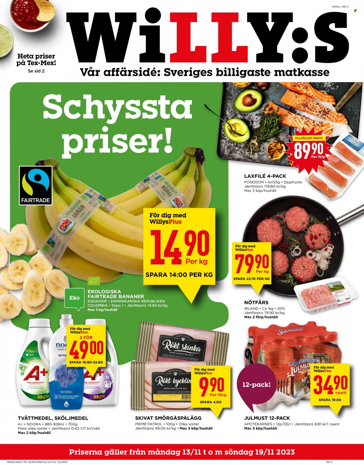 Willys reklamblad - 13/11 2023 - 19/11 2023. Sida 1