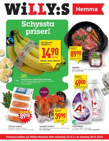 Willys reklamblad - 13/11 2023 - 19/11 2023.