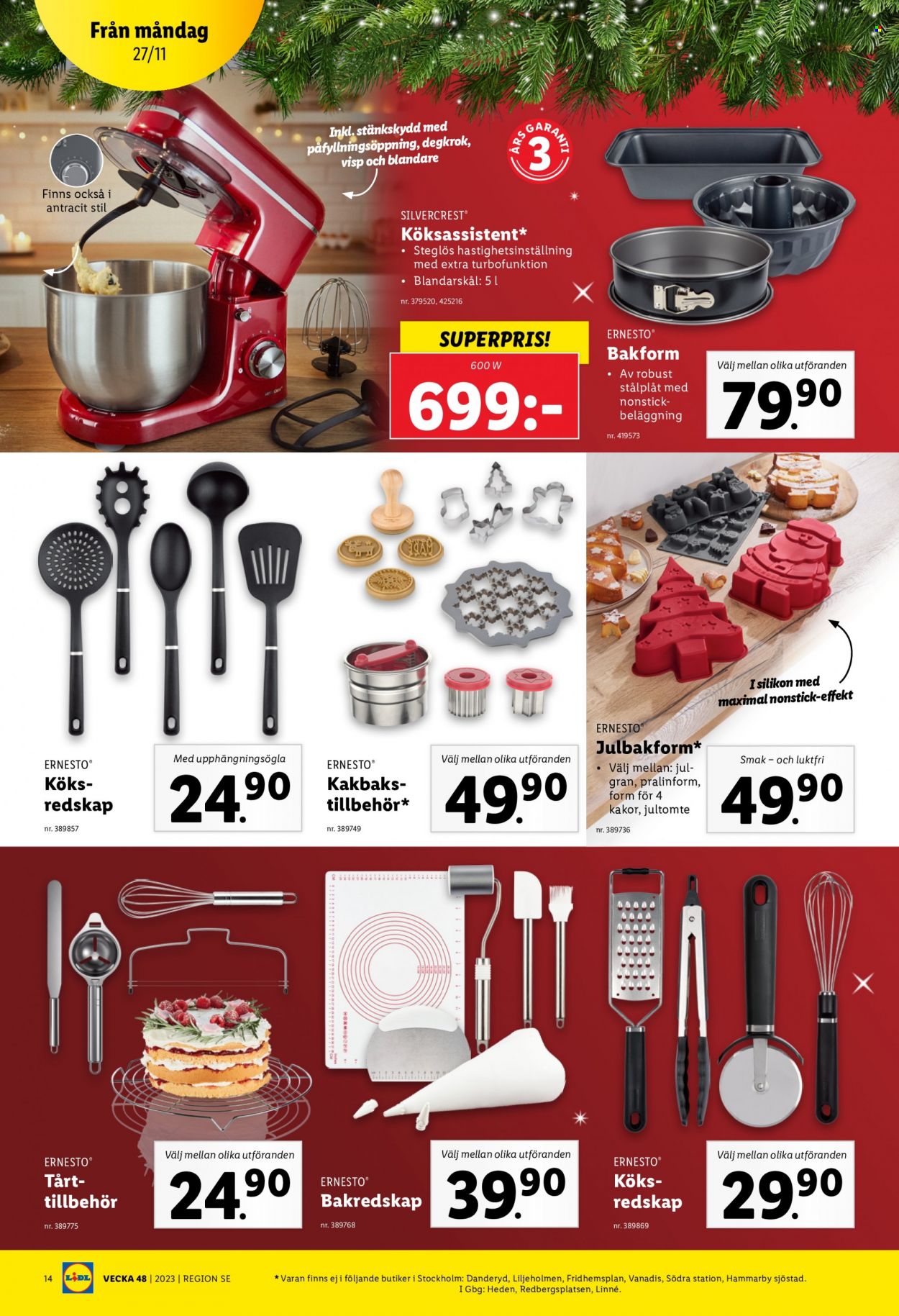 Lidl reklamblad - 27/11 2023 - 3/12 2023. Sida 16