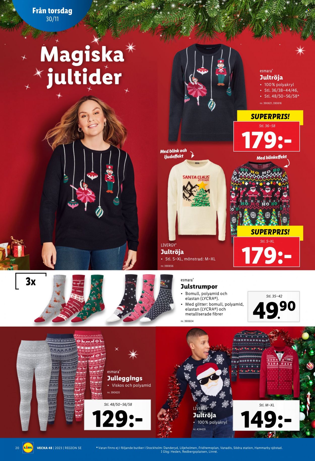 Lidl reklamblad - 27/11 2023 - 3/12 2023. Sida 22