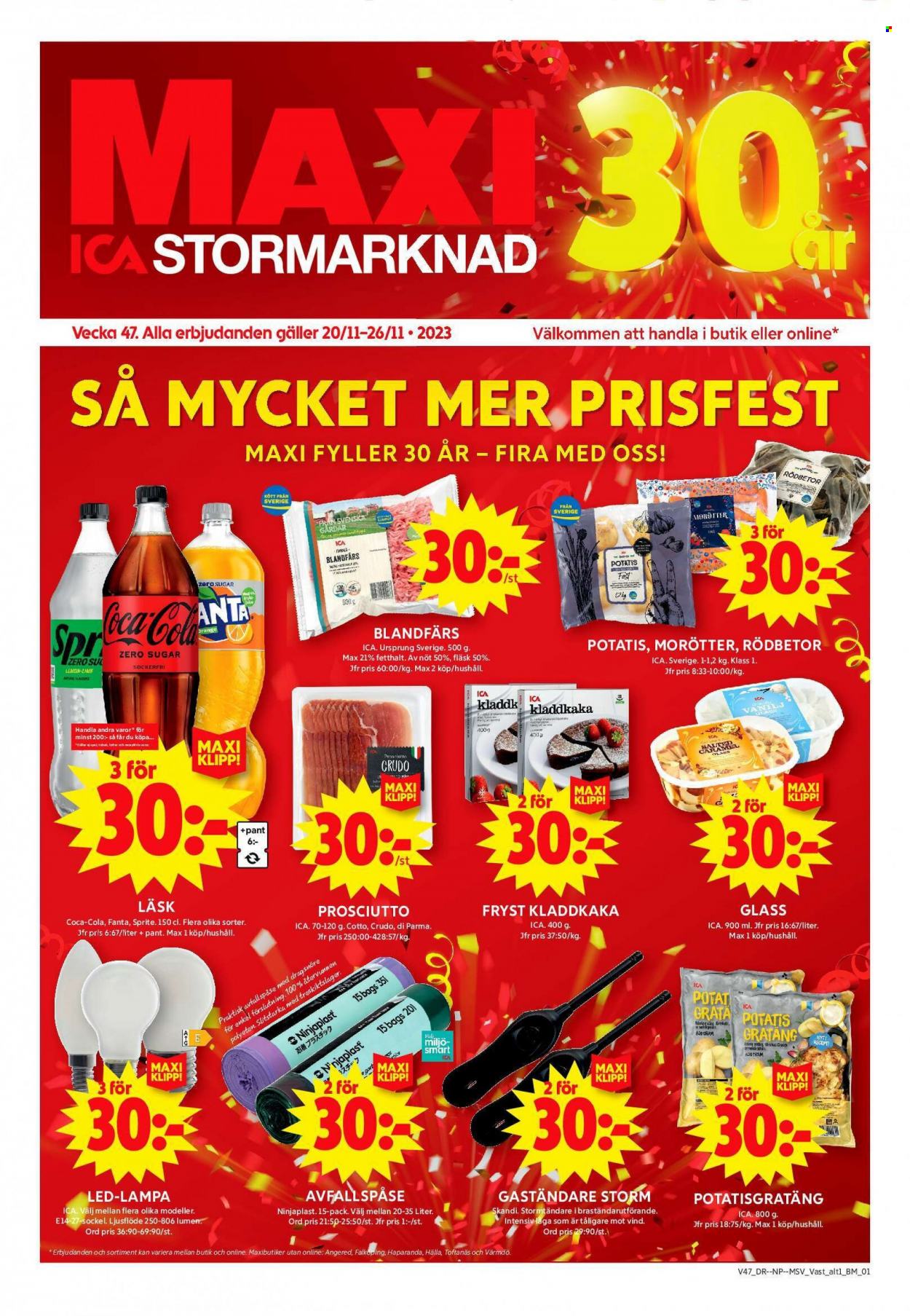 ICA reklamblad - 19/11 2023 - 19/11 2023. Sida 1
