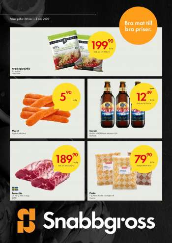 Axfood Snabbgross reklamblad - 20/11 2023 - 3/12 2023.