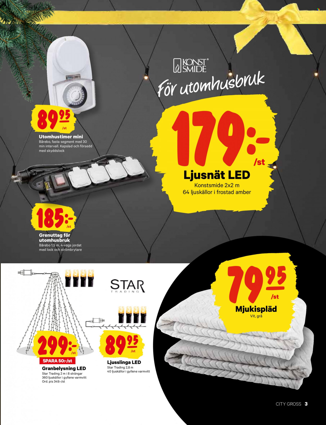 City Gross reklamblad - 20/11 2023 - 10/12 2023. Sida 3