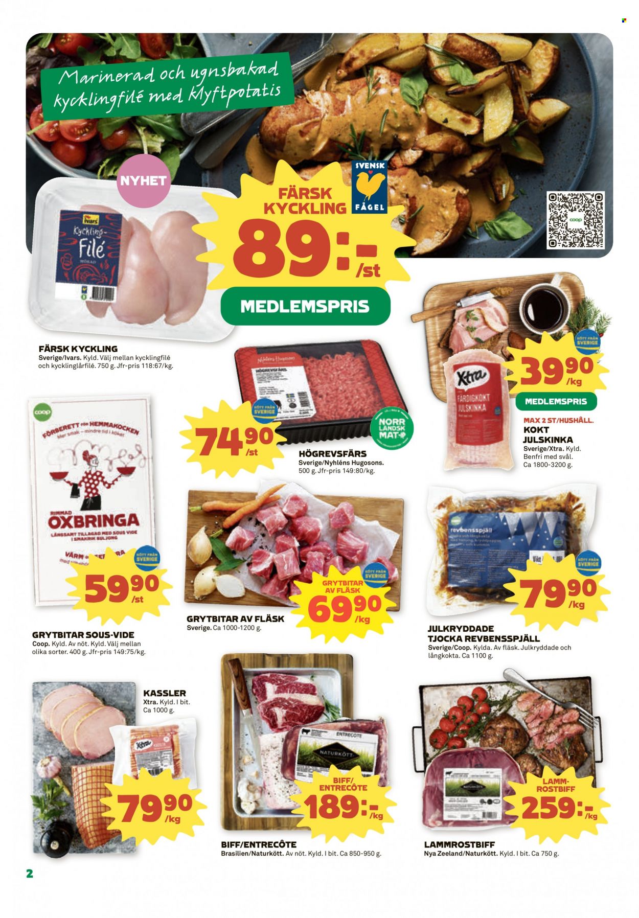 Coop reklamblad - 20/11 2023 - 26/11 2023. Sida 2