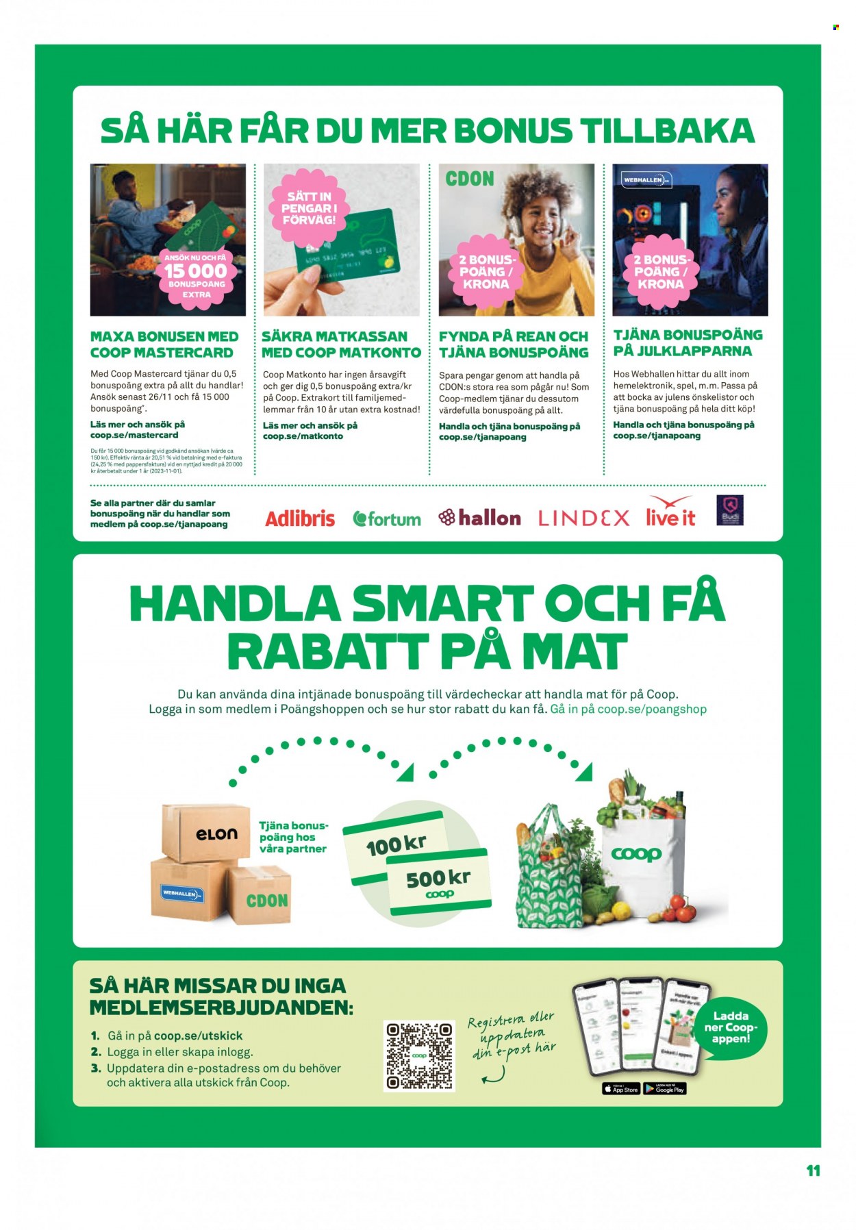 Coop reklamblad - 20/11 2023 - 26/11 2023. Sida 11