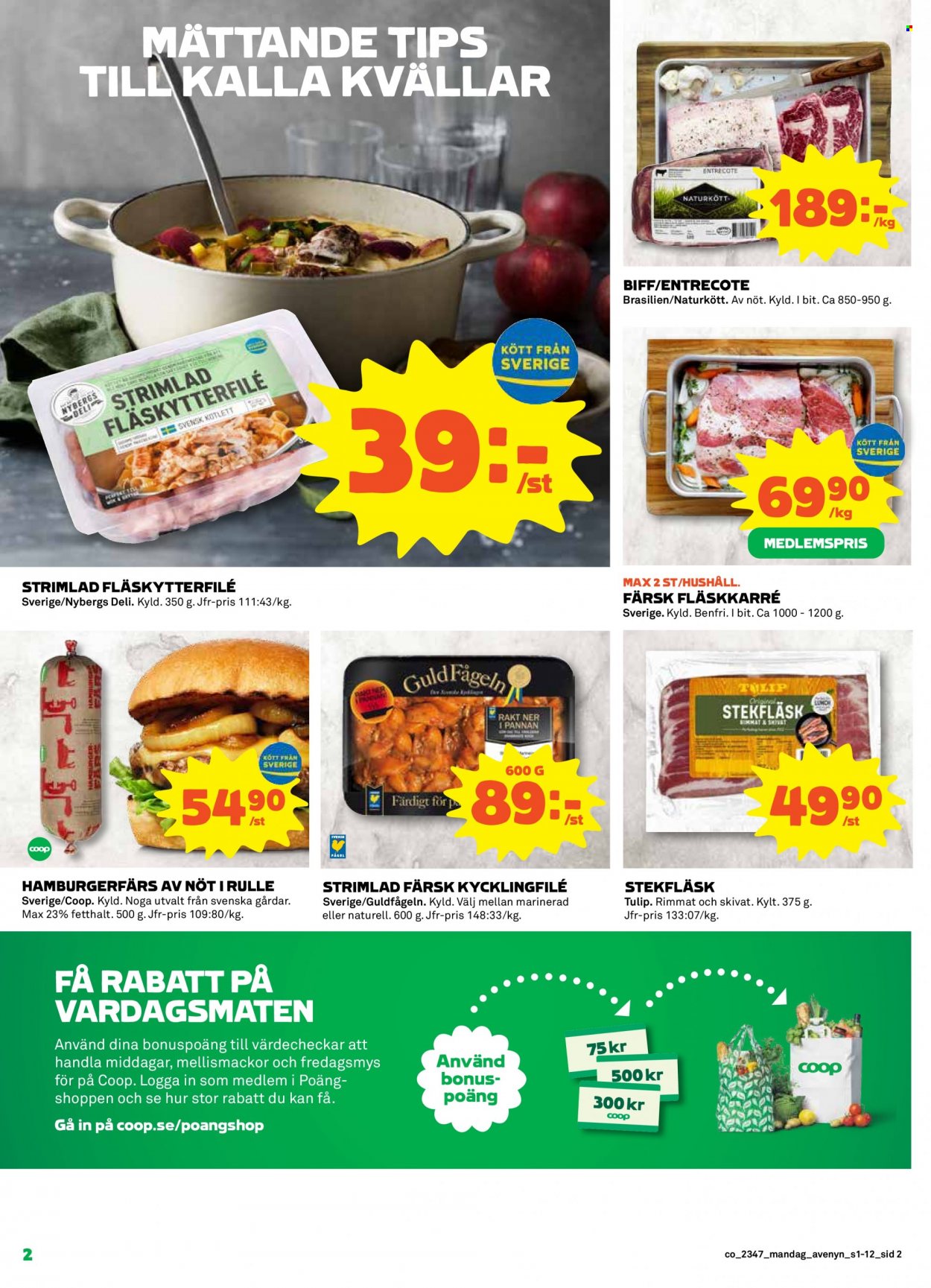 Coop reklamblad - 20/11 2023 - 26/11 2023. Sida 2