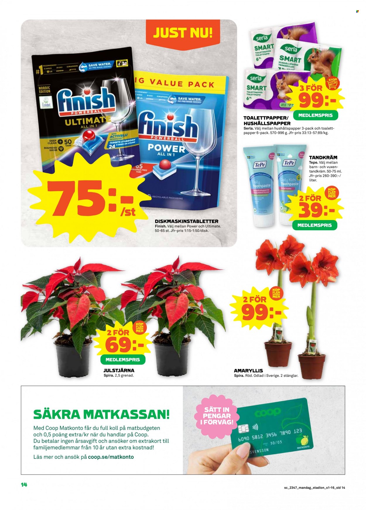Coop reklamblad - 20/11 2023 - 26/11 2023. Sida 14