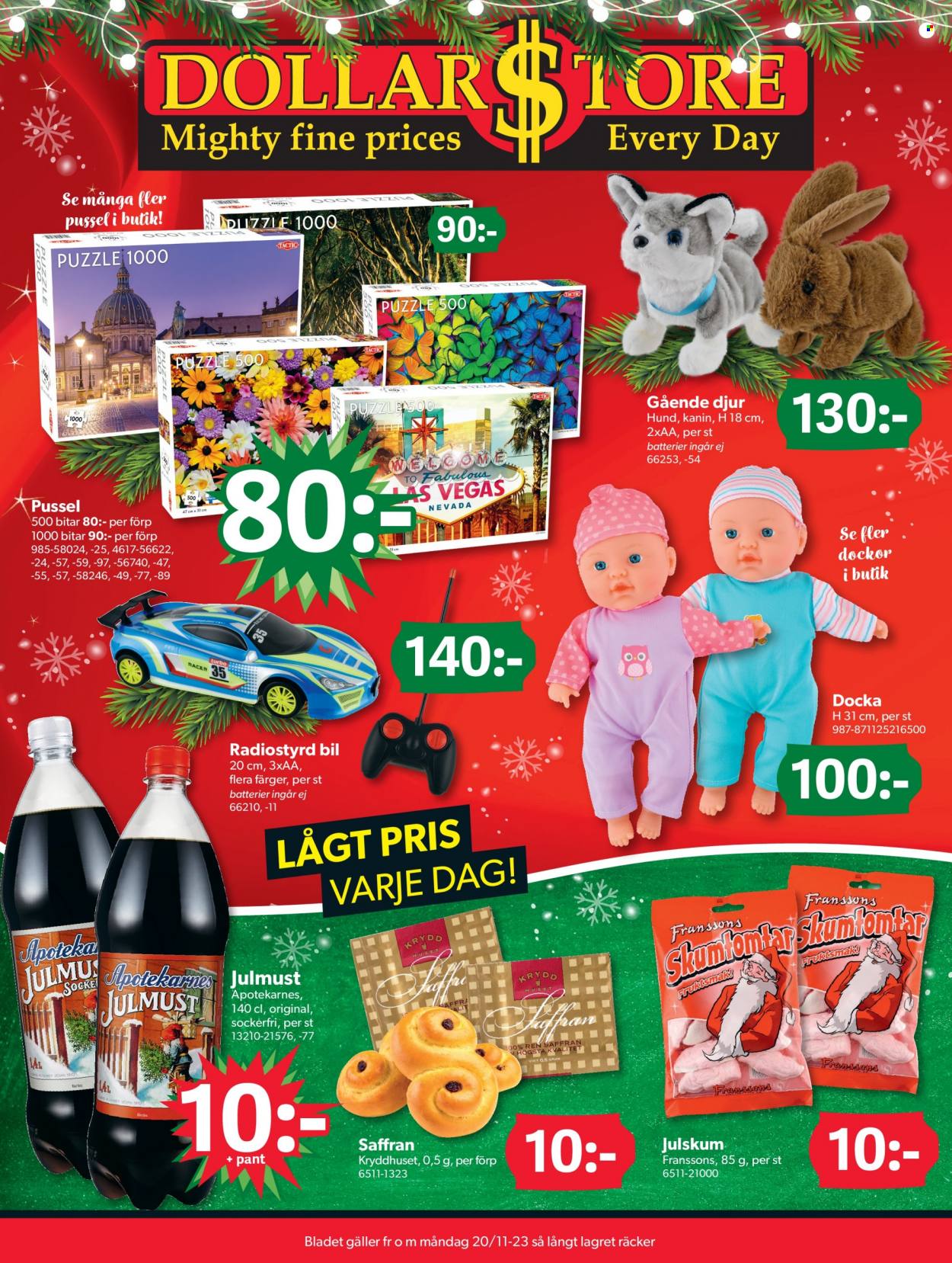 DollarStore reklamblad. Sida 1