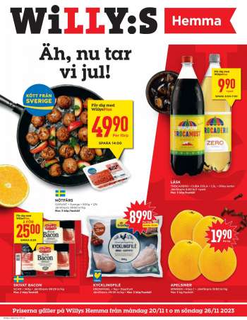 Willys reklamblad - 20/11 2023 - 26/11 2023.