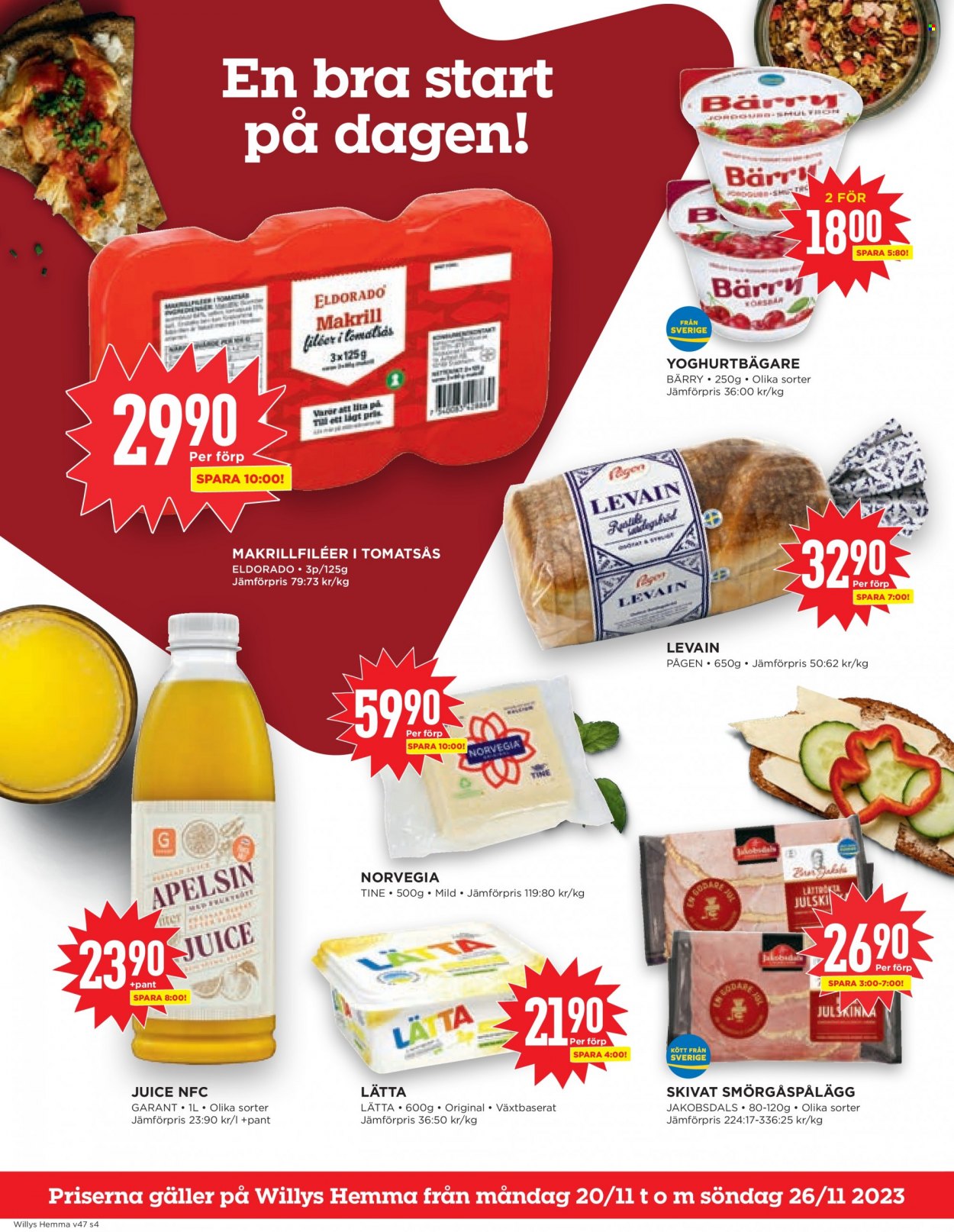 Willys reklamblad - 20/11 2023 - 26/11 2023. Sida 4