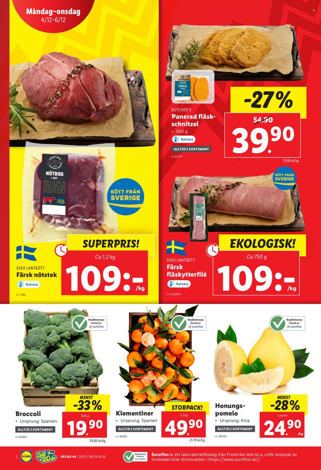 Lidl reklamblad - 4/12 2023 - 10/12 2023. Sida 2
