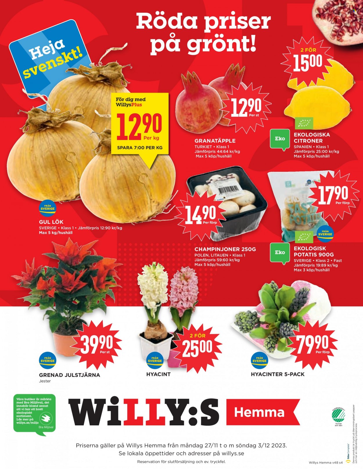 Willys reklamblad - 27/11 2023 - 3/12 2023. Sida 4
