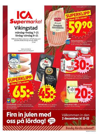 ICA reklamblad - 27/11 2023 - 3/12 2023.