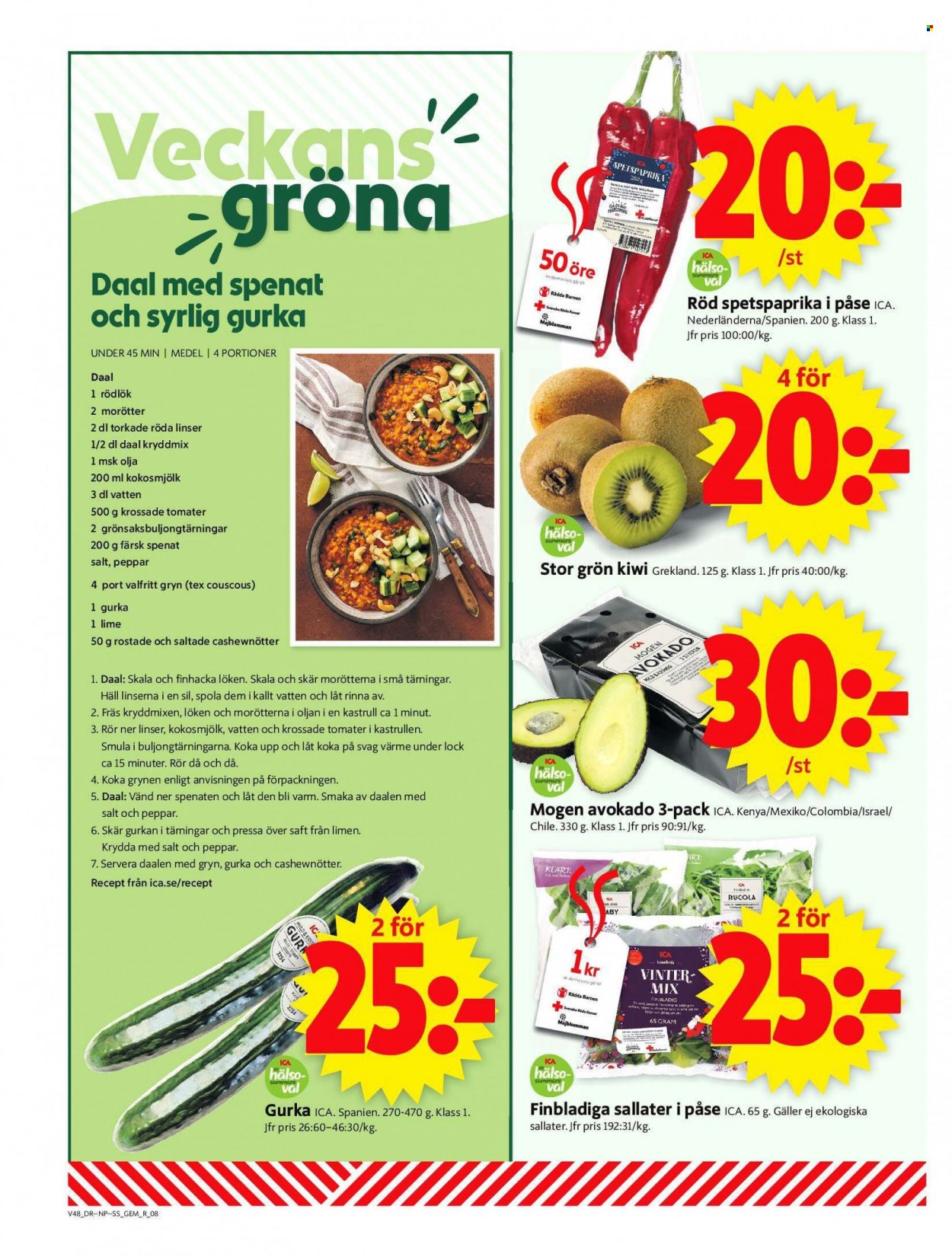 ICA reklamblad - 27/11 2023 - 3/12 2023. Sida 8