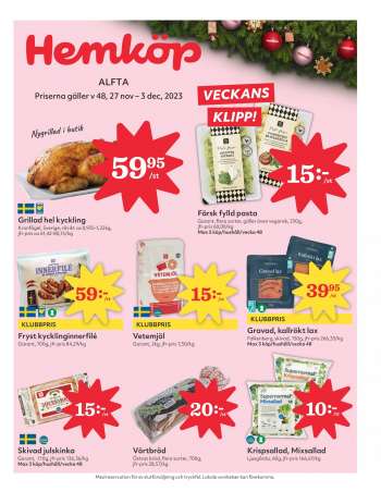 Hemköp reklamblad - 27/11 2023 - 3/12 2023.