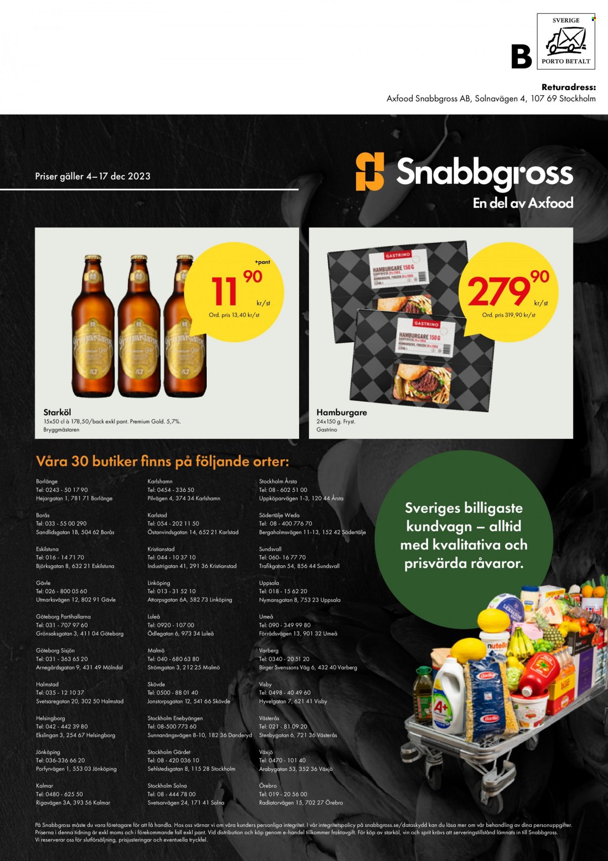 Snabbgross reklamblad - 4/12 2023 - 17/12 2023. Sida 12