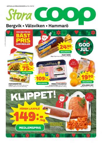 Stora Coop reklamblad - 4/12 2023 - 10/12 2023.