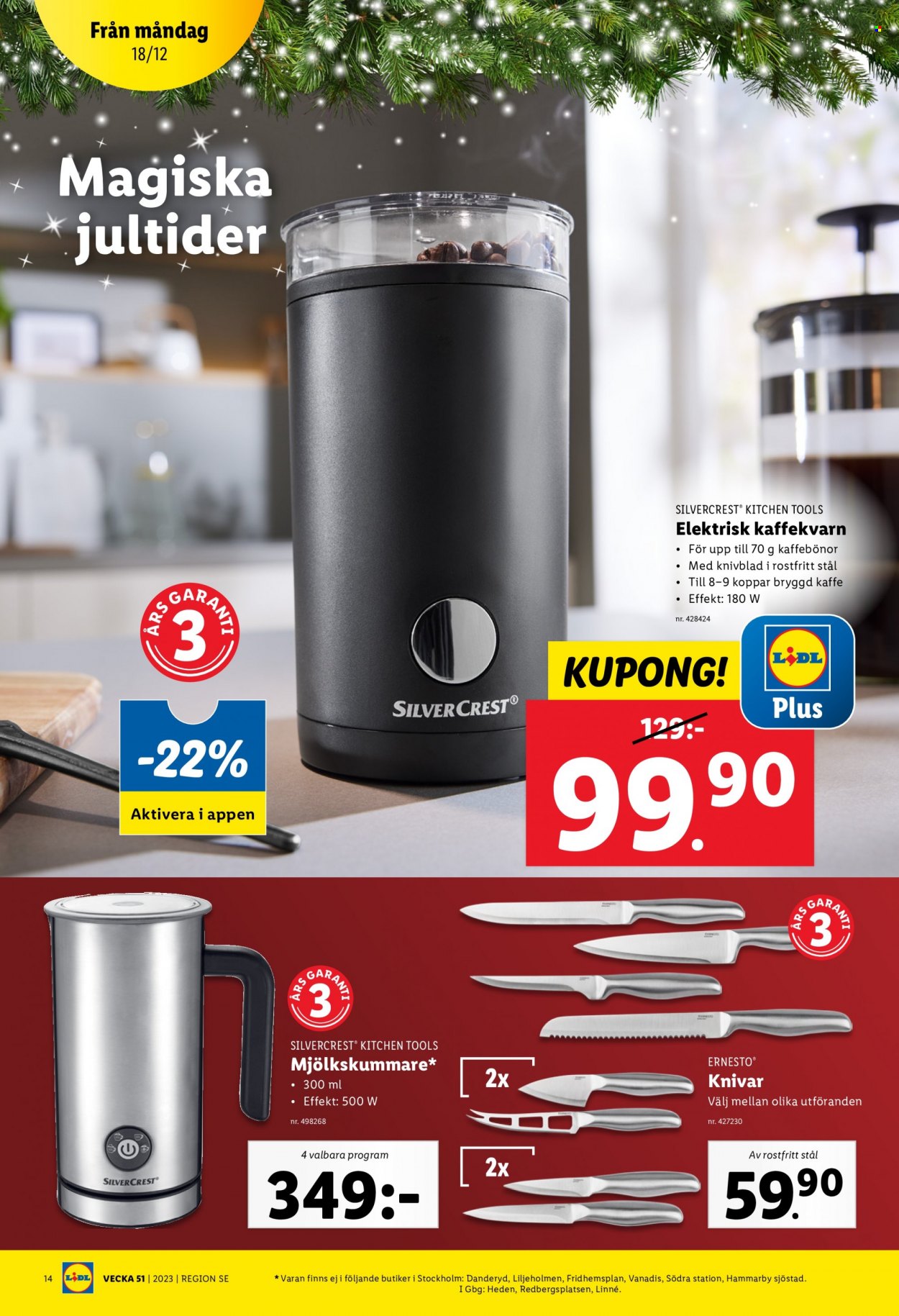 Lidl reklamblad - 18/12 2023 - 25/12 2023. Sida 14