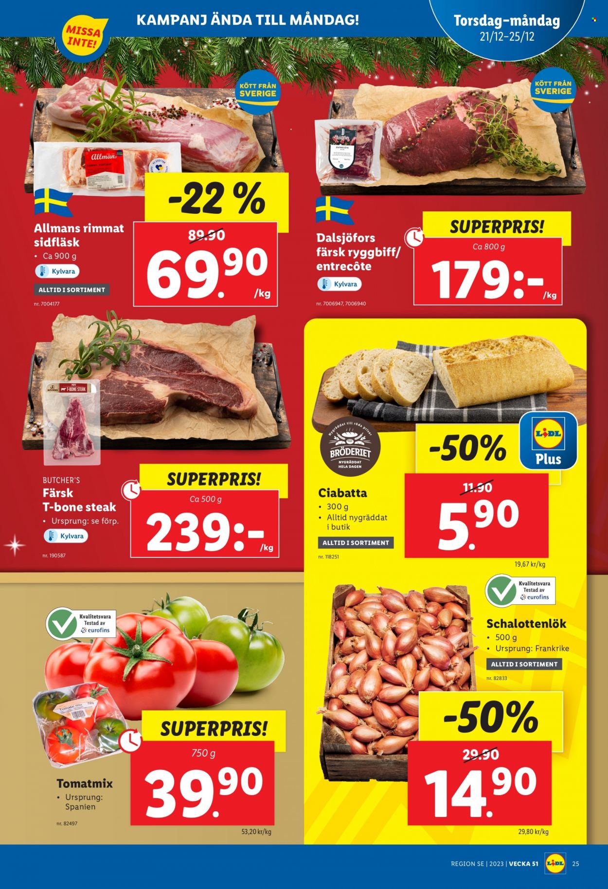 Lidl reklamblad - 18/12 2023 - 25/12 2023. Sida 25