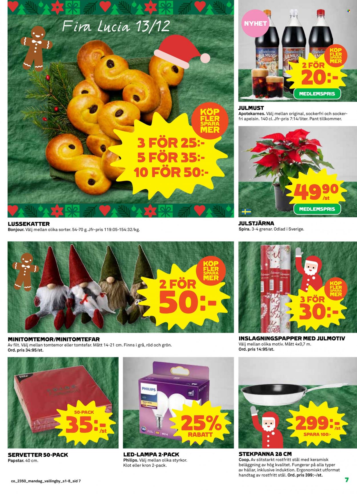 Coop reklamblad - 11/12 2023 - 17/12 2023. Sida 7