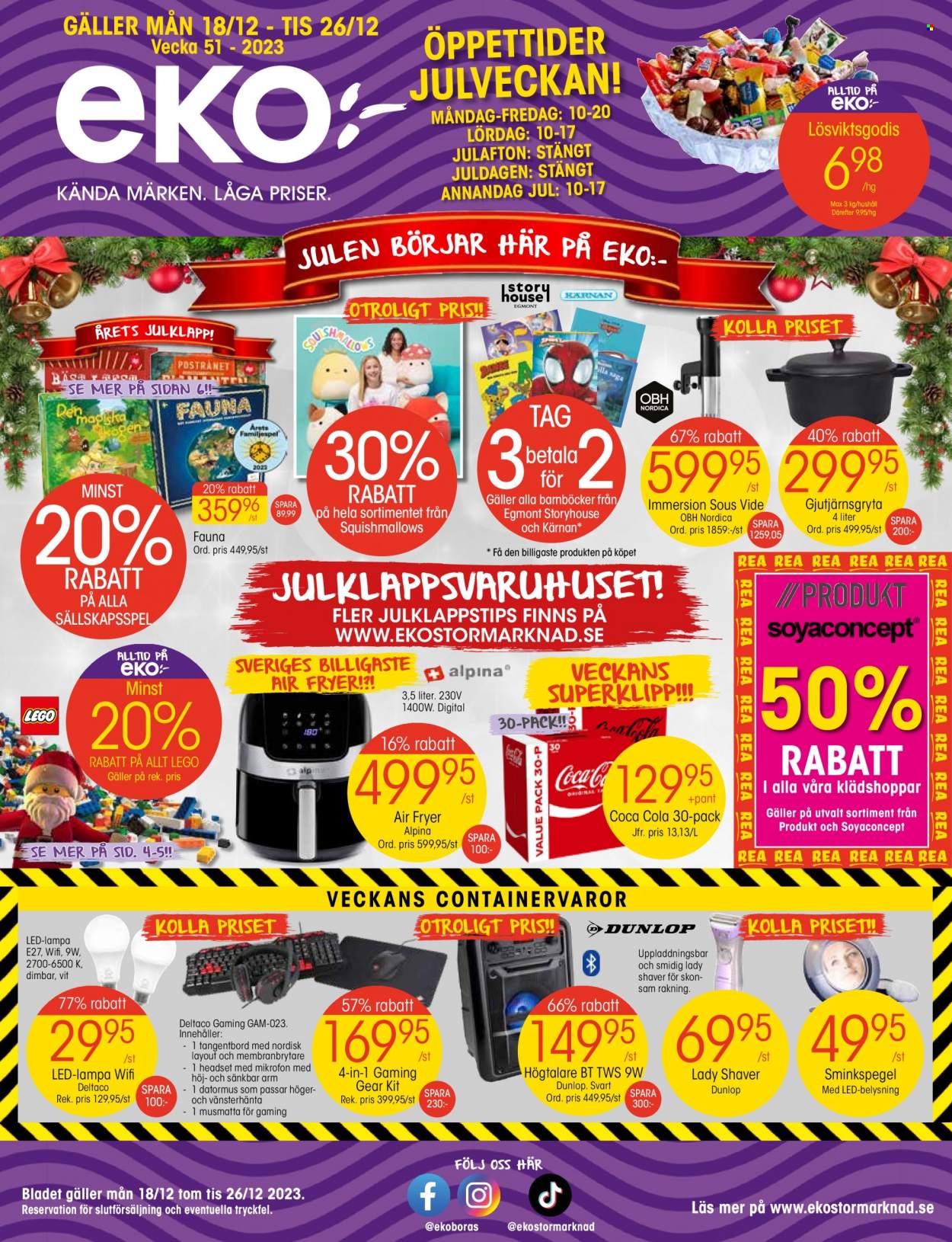 EKO reklamblad - 18/12 2023 - 26/12 2023. Sida 1
