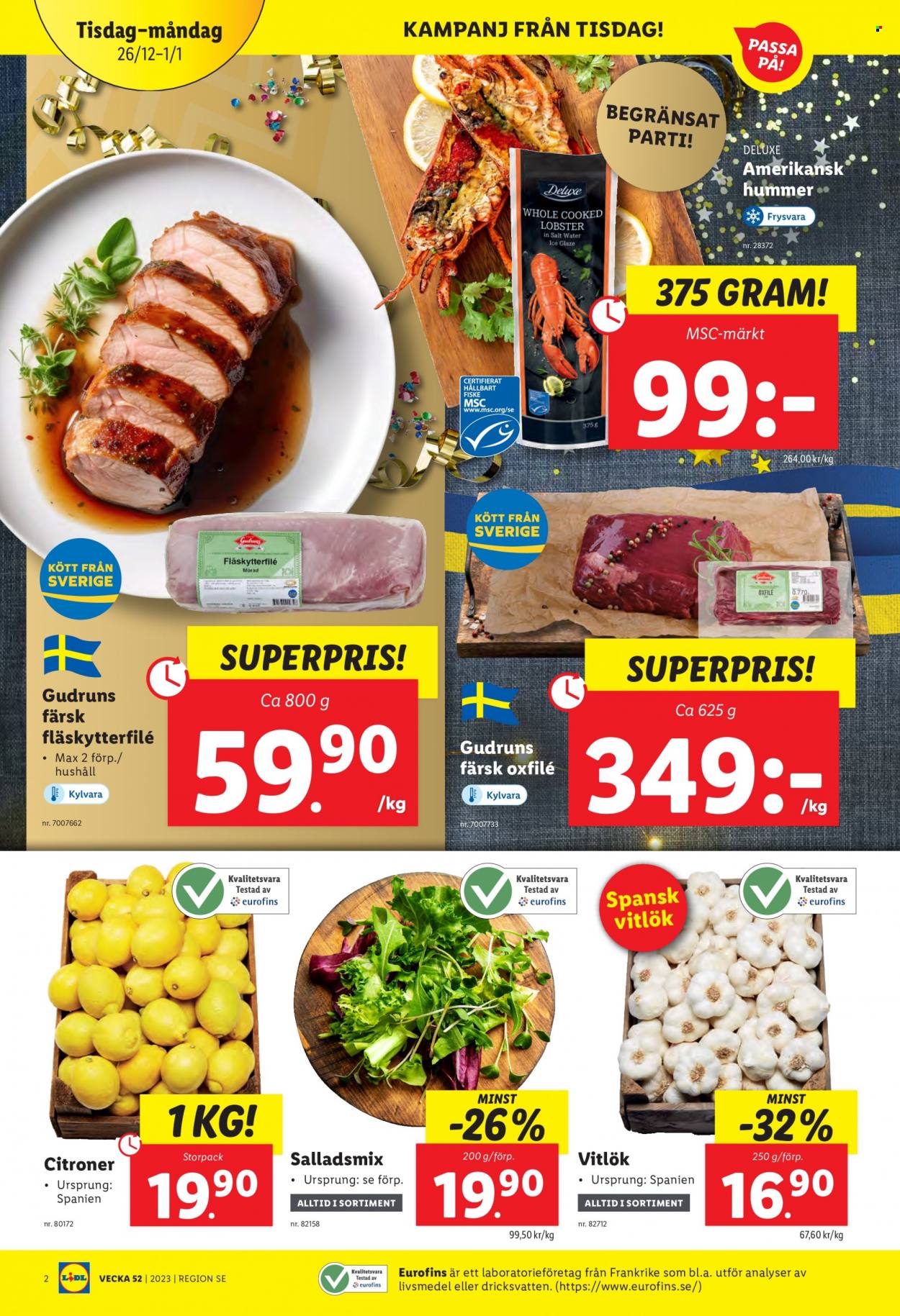 Lidl reklamblad - 26/12 2023 - 1/1 2024. Sida 2