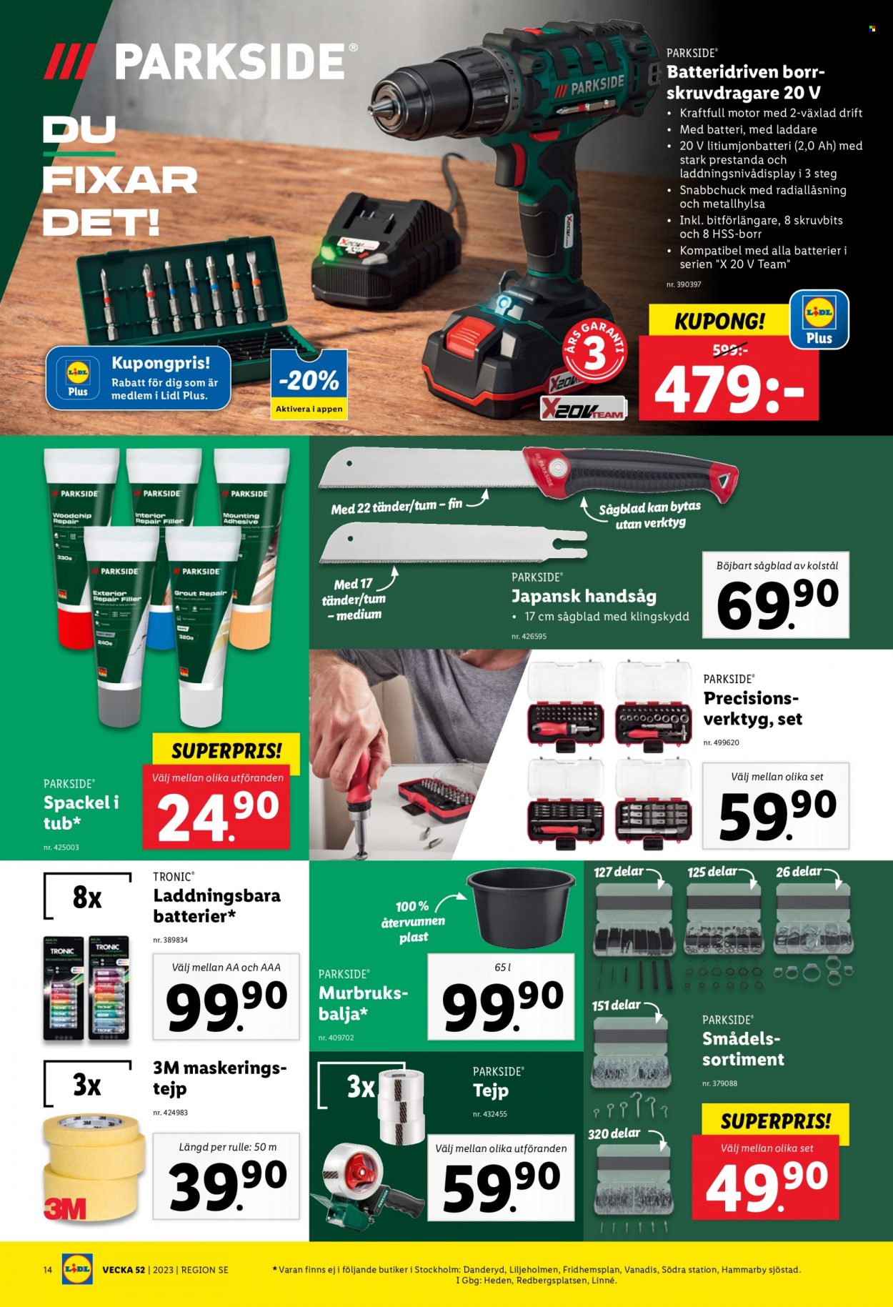 Lidl reklamblad - 26/12 2023 - 1/1 2024. Sida 14