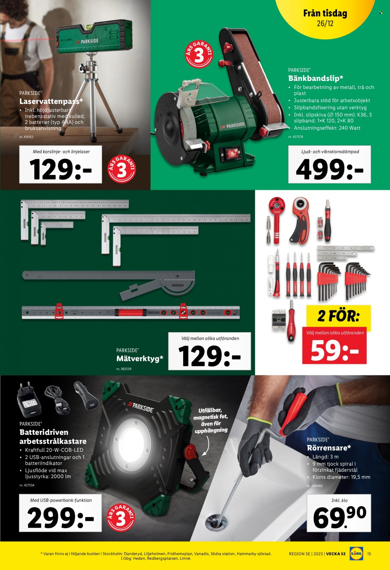Lidl reklamblad - 26/12 2023 - 1/1 2024. Sida 15