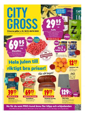 City Gross reklamblad - 18/12 2023 - 26/12 2023.