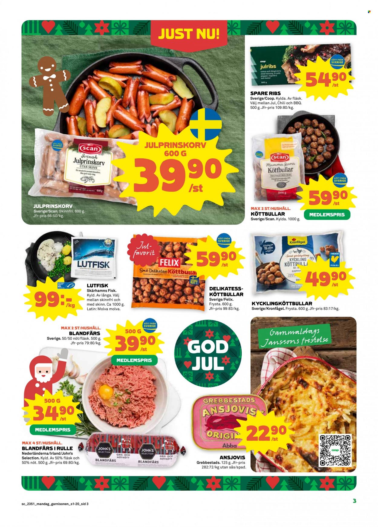 Coop reklamblad - 18/12 2023 - 24/12 2023. Sida 3