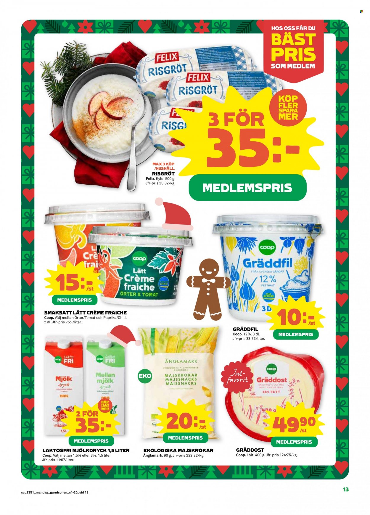 Coop reklamblad - 18/12 2023 - 24/12 2023. Sida 13