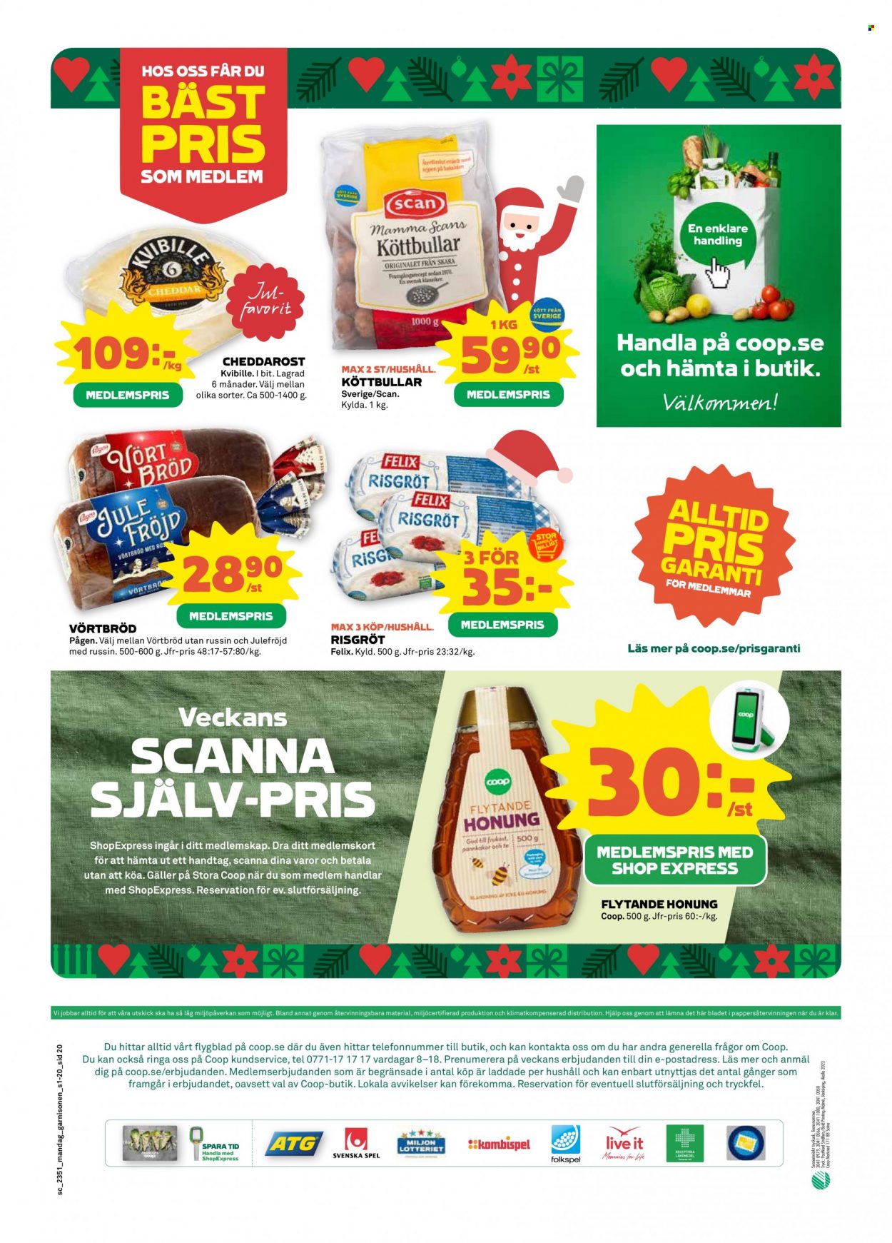 Coop reklamblad - 18/12 2023 - 24/12 2023. Sida 20