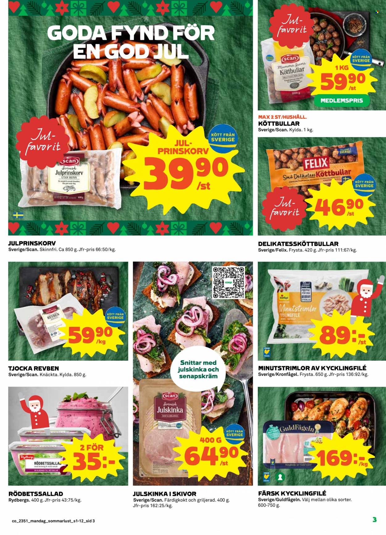 Coop reklamblad - 18/12 2023 - 24/12 2023. Sida 3