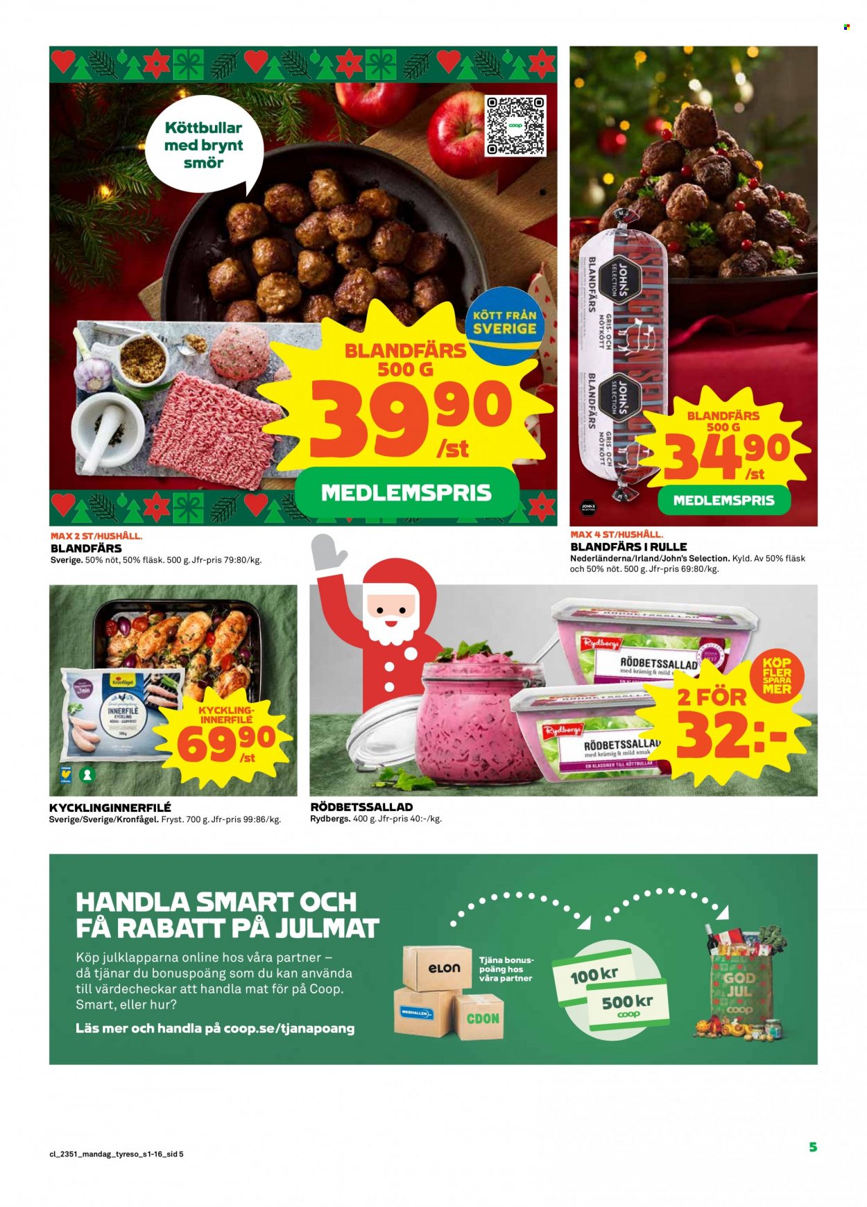 Coop reklamblad - 18/12 2023 - 24/12 2023. Sida 5