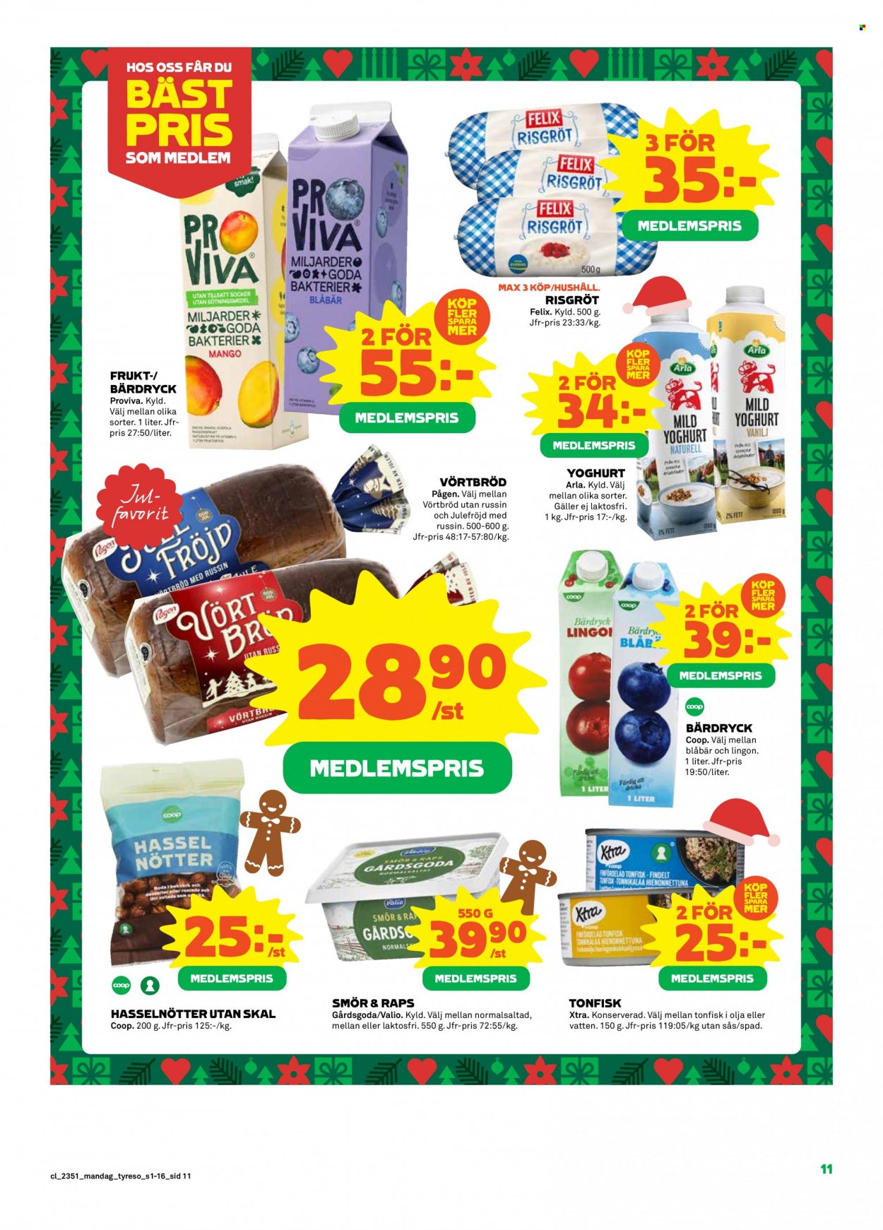 Coop reklamblad - 18/12 2023 - 24/12 2023. Sida 11