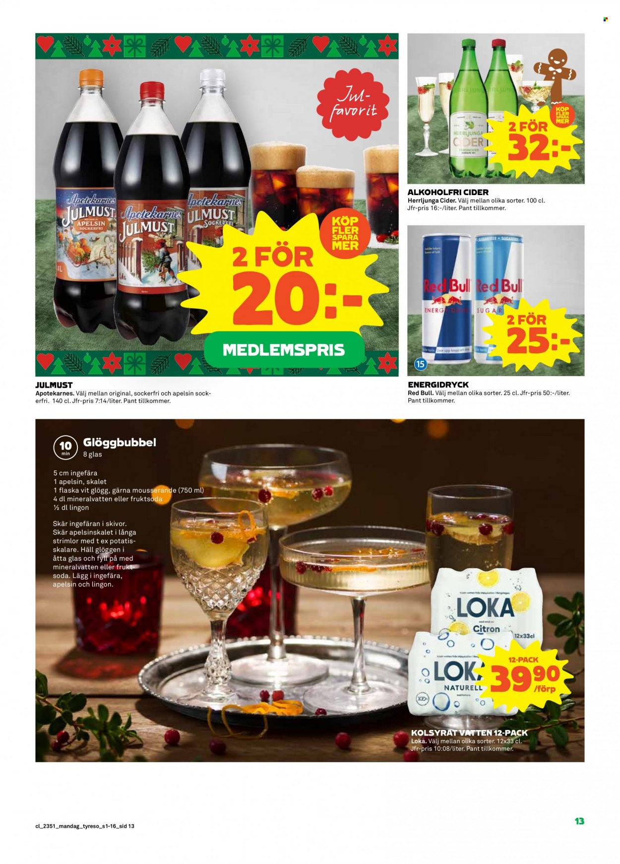 Coop reklamblad - 18/12 2023 - 24/12 2023. Sida 13
