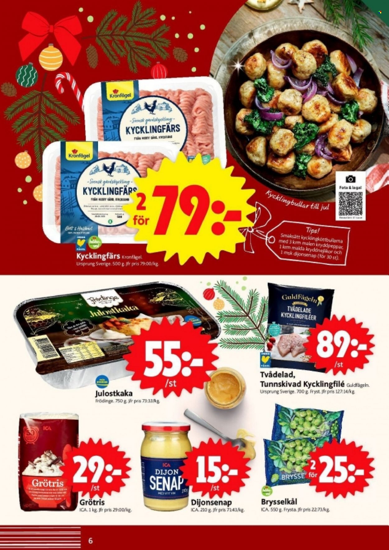 ICA reklamblad - 18/12 2023 - 26/12 2023. Sida 6