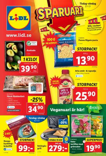 Lidl reklamblad - 2/1 2024 - 7/1 2024.