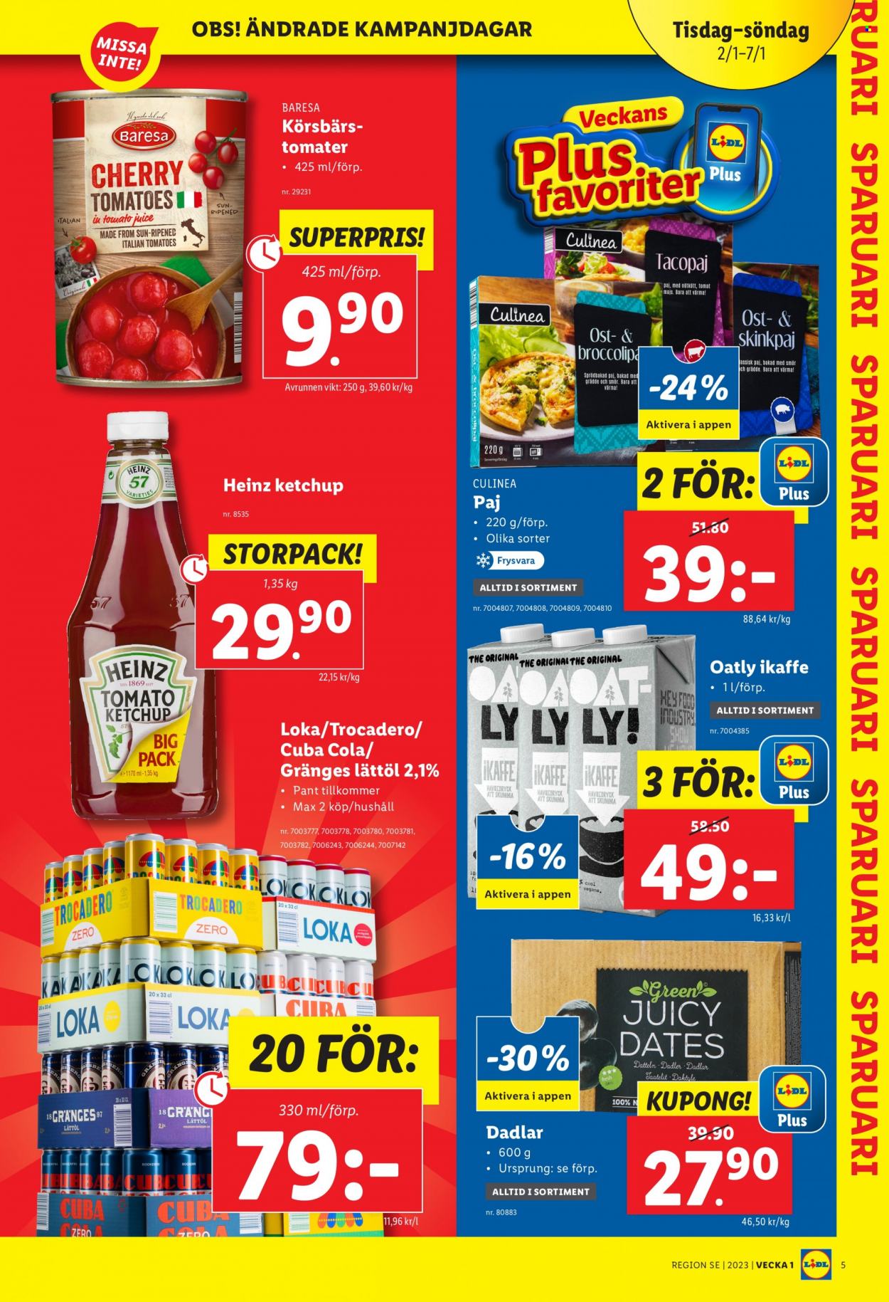 Lidl reklamblad - 2/1 2024 - 7/1 2024. Sida 5