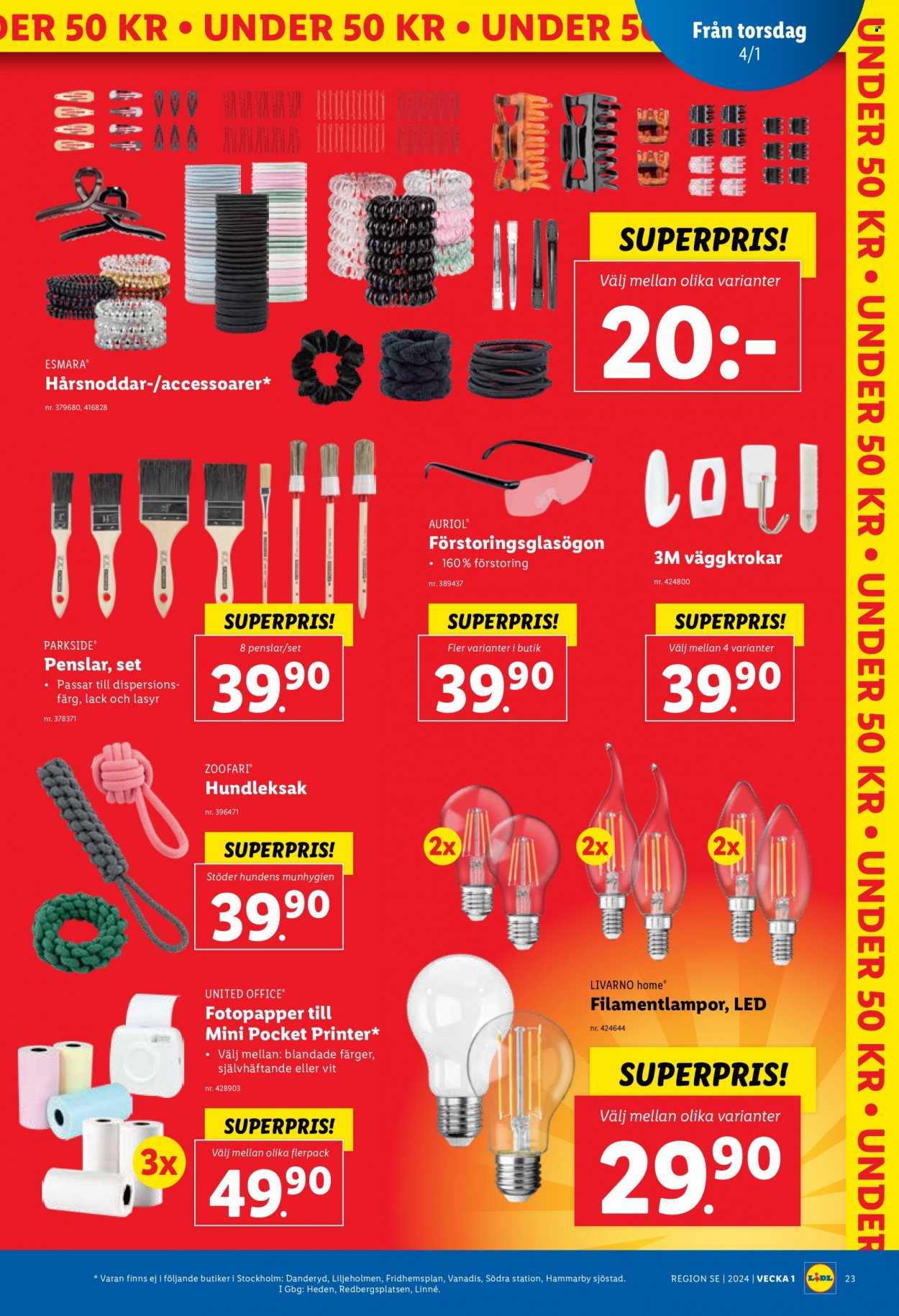 Lidl reklamblad - 2/1 2024 - 7/1 2024. Sida 25
